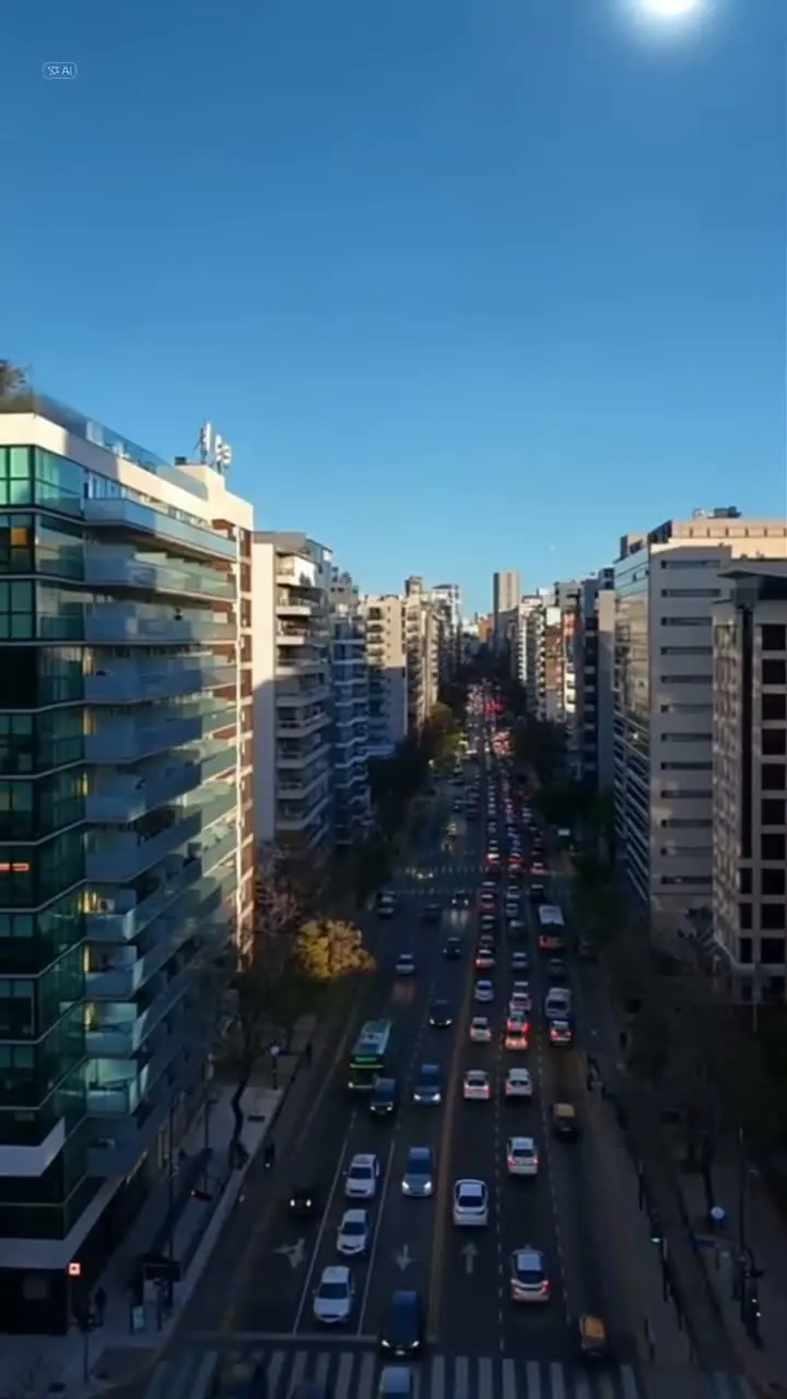 Av. del Libertador desde la oficina