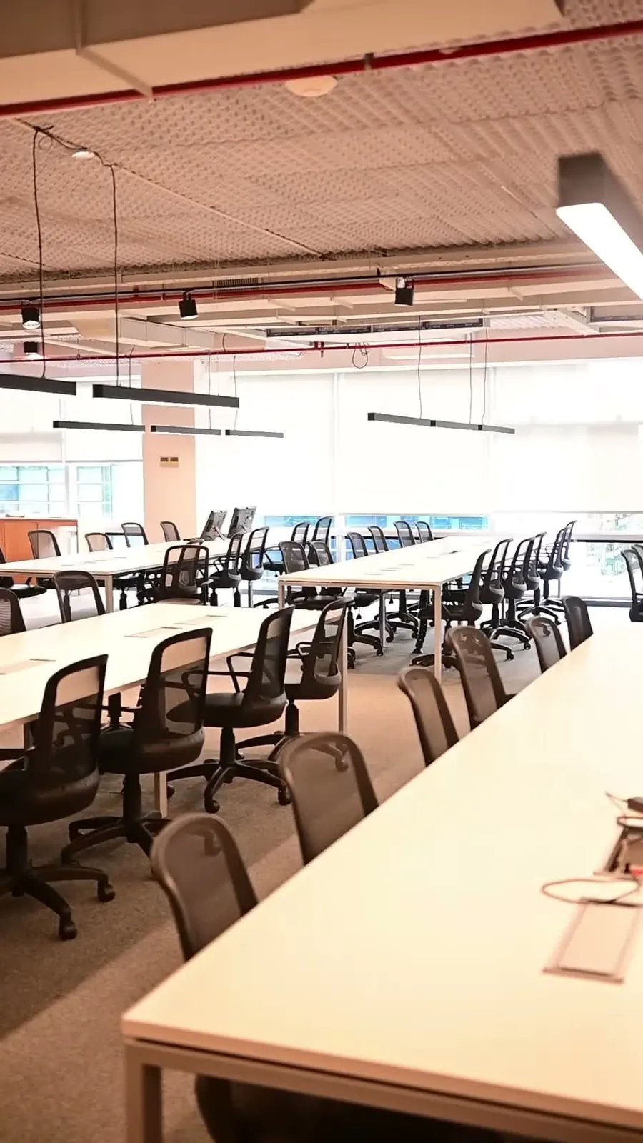 La planta de trabajo de la oficina central